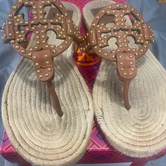 Tory Burch studded espadrille size 9 - Picture 2 of 6